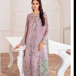 Jazmin original pre loved 3 pcs desi Pakistani suit.